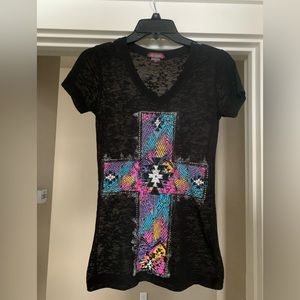 Rock&Roll Cowgirl tissue tee